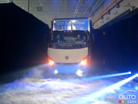 Lion8 : le premier camion tout électrique québécois voit le jour!